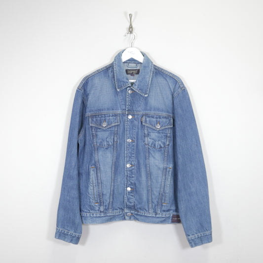 Vintage Espirit denim jacket in blue. Best fits XL