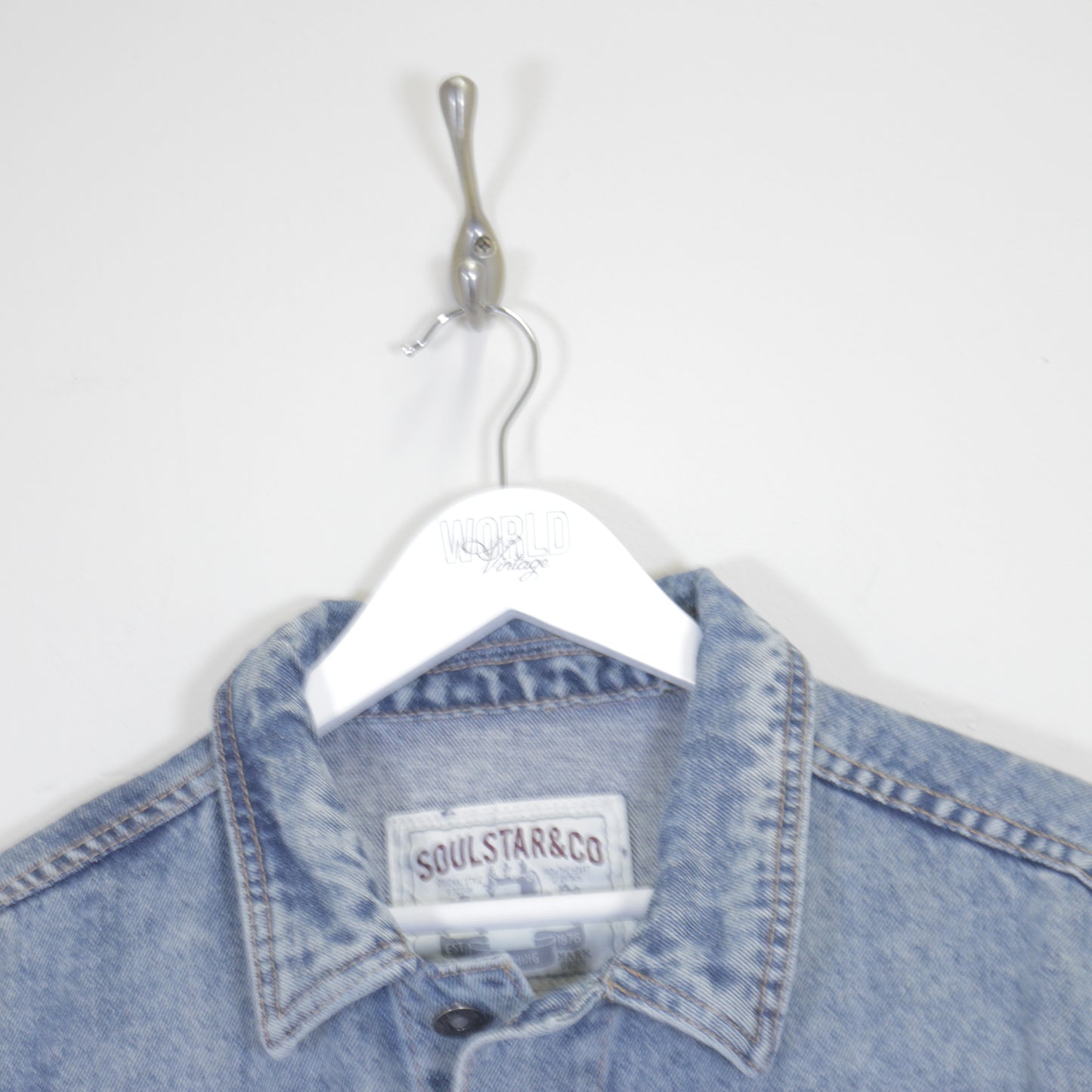 Vintage Soul Star & Co Denim jacket in blue. Best fits XL