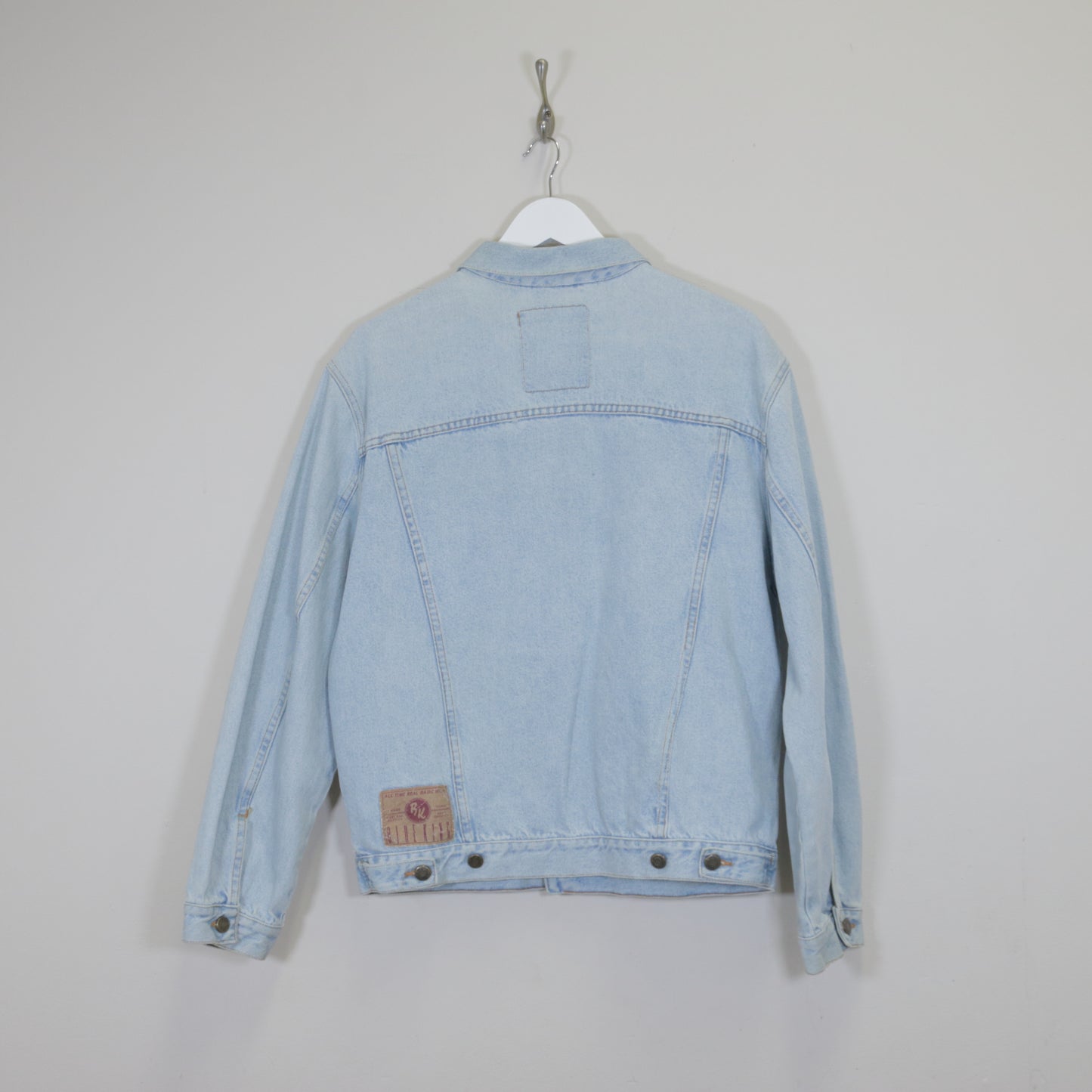 Vintage Blue King Denim jacket in blue. Best fits XL