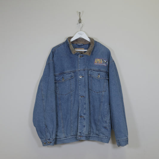 Vintage Swingster Denim jacket in blue. Best fits XL