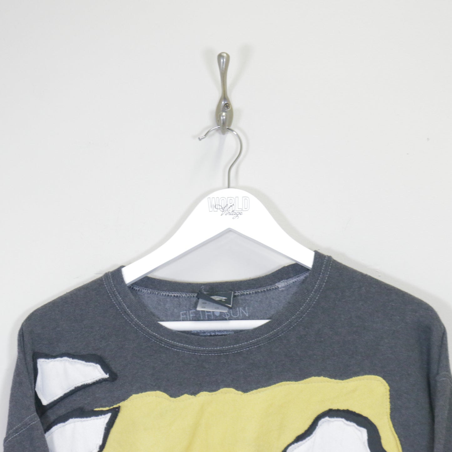 Vintage Umbro rework sweatshirt in grey and yellow. Best fits L