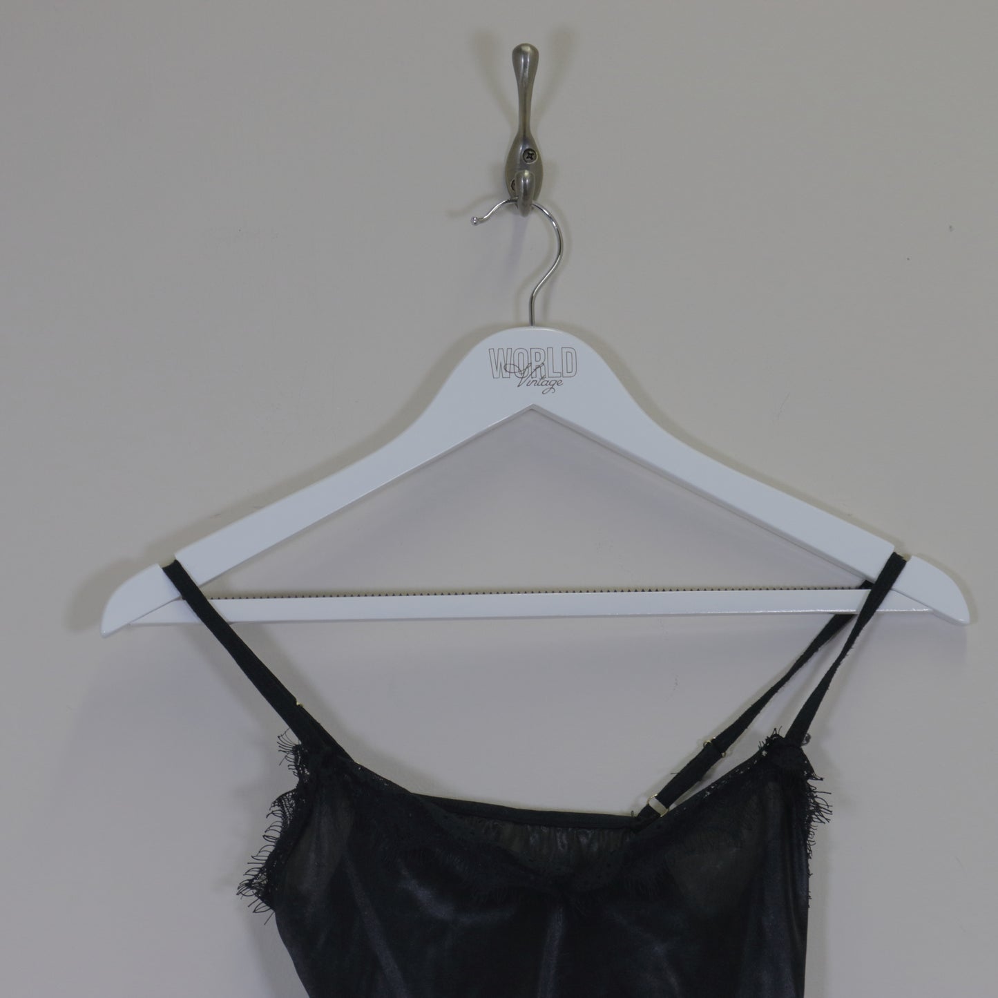 Vintage women's Unbranded cami in black. Best fits XS