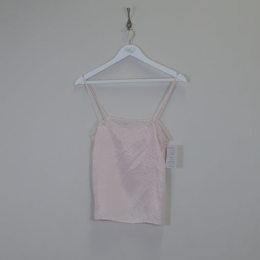 Vintage women's Unbranded cami in pink. Best fits XS