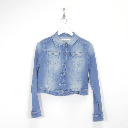 Vintage Stradivarious Denim jacket in blue. Best fits XS