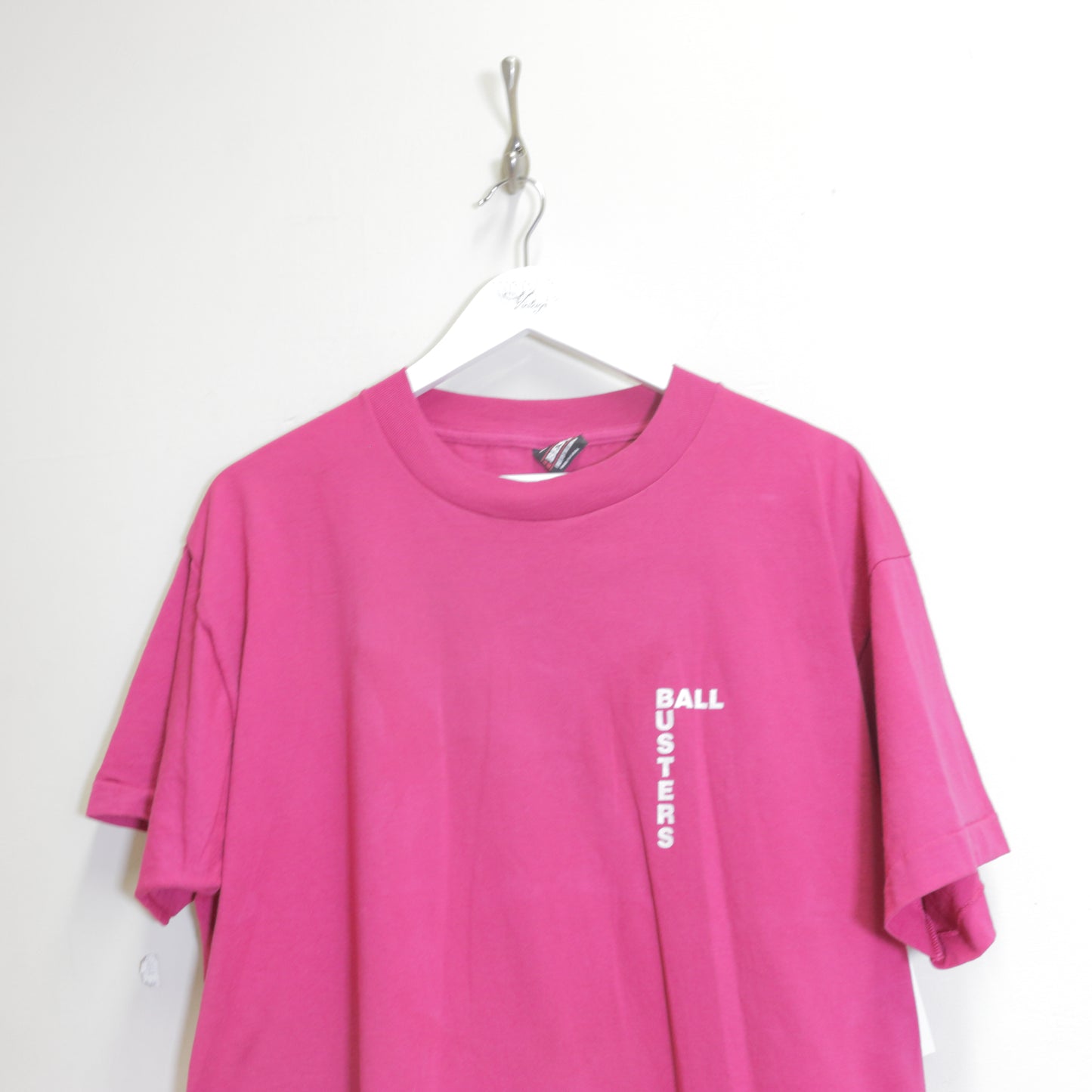 Vintage Fruit of the Loom single stitch t-shirt in pink. Best fits XL