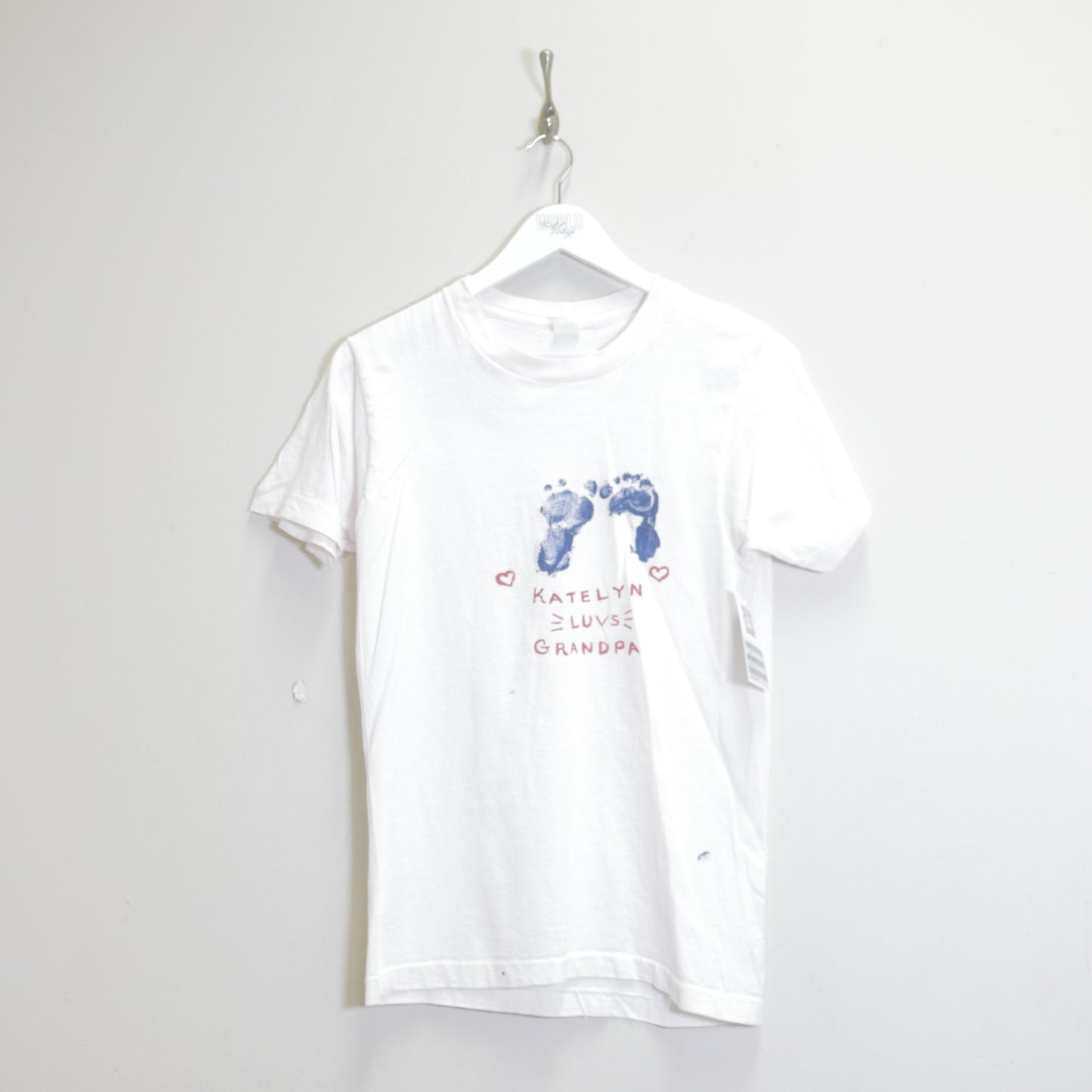 Vintage Unbranded single stitch t-shirt in white. Best fits S