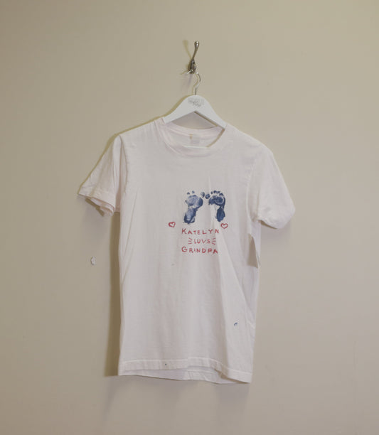 Vintage Unbranded single stitch t-shirt in white. Best fits S