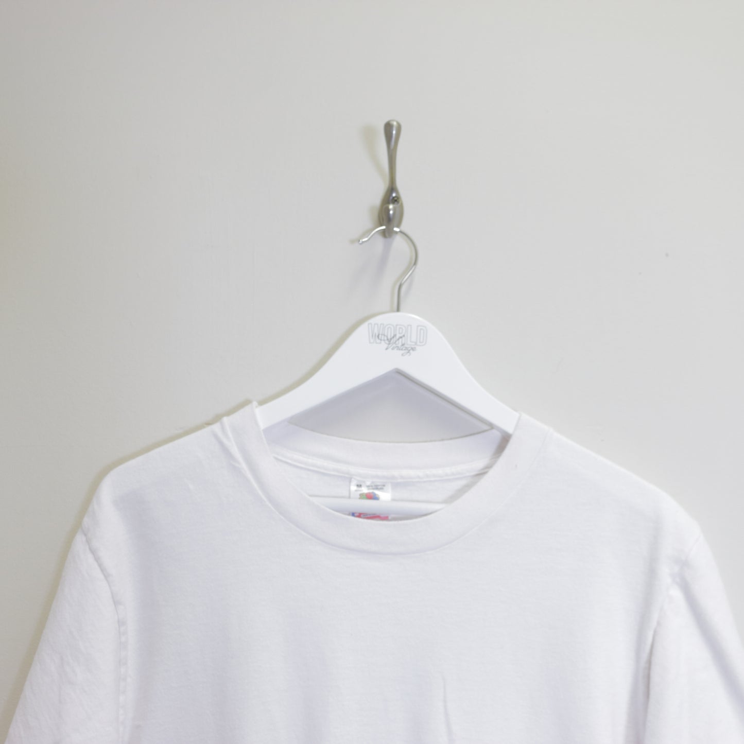 Vintage Fruit of the Loom single stitch t-shirt in white. Best fits M