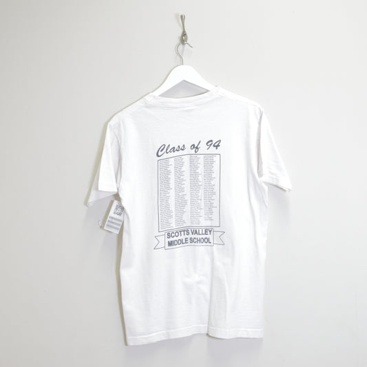 Vintage Fruit of the Loom single stitch t-shirt in white. Best fits M