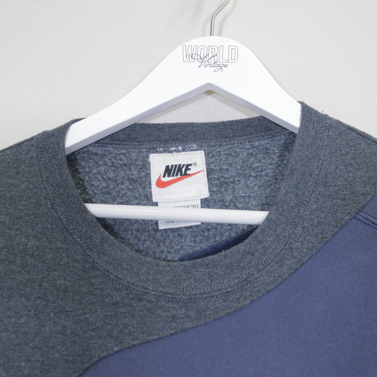 Vintage Nike reworked sweatshirt in grey. Best fits S