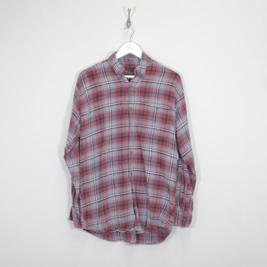 Vintage Stoic shirt in striped red. Best fits M