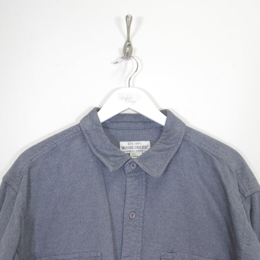 Vintage Moose Creek shirt in grey. Best fits XXL