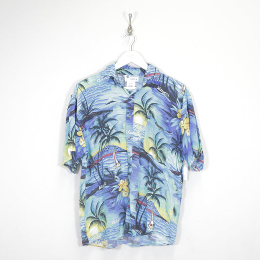 Vintage Hawaian OMNI II Hawaian shirt in blue. Best fits S