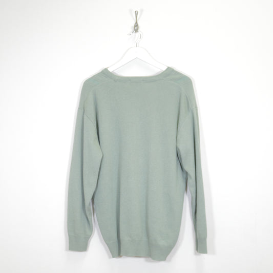 Vintage Carabou knitted sweatshirt in green. Best fits L