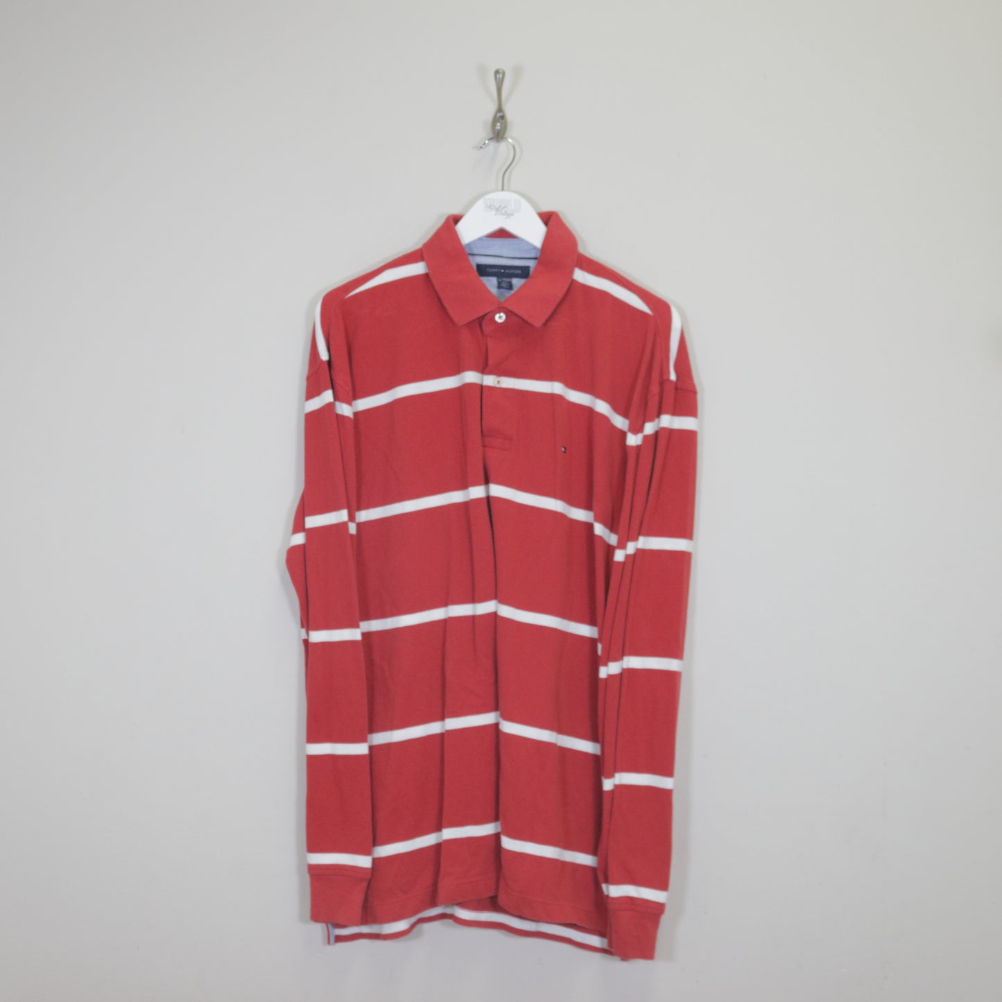 Vintage Tommy Hilfiger shirt in red. Best fits XL