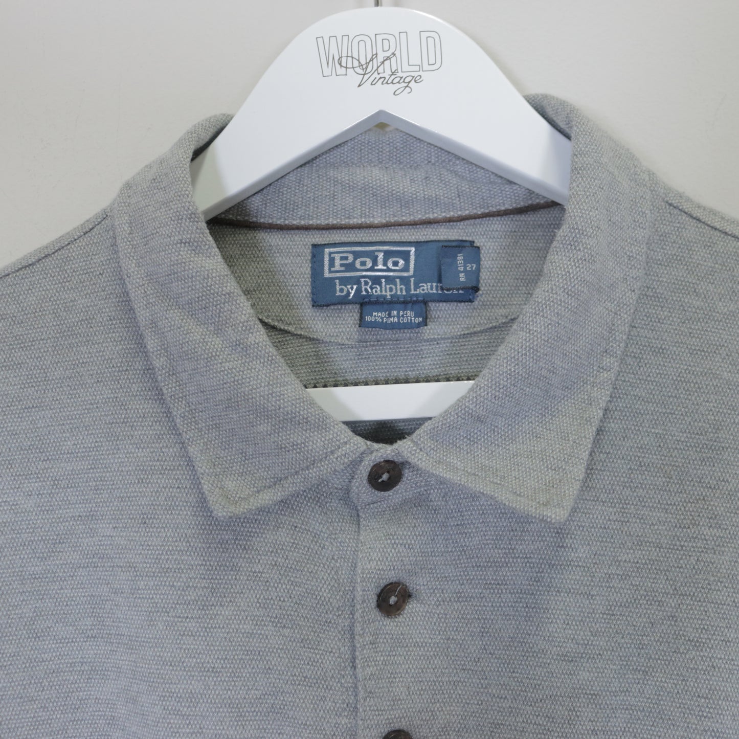 Vintage Polo by Ralph Lauren shirt in grey. Best fits XXL