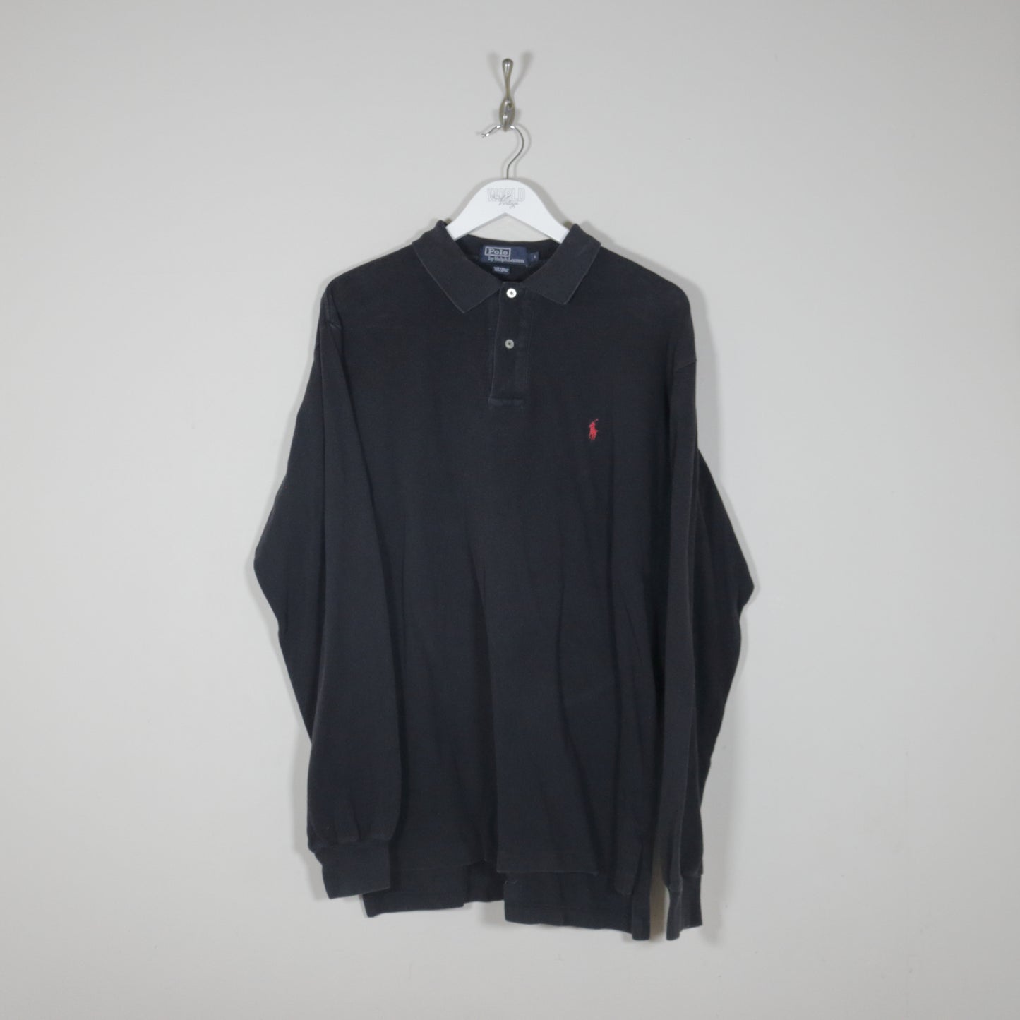 Vintage Polo by Ralph Lauren shirt in black. Best fits L