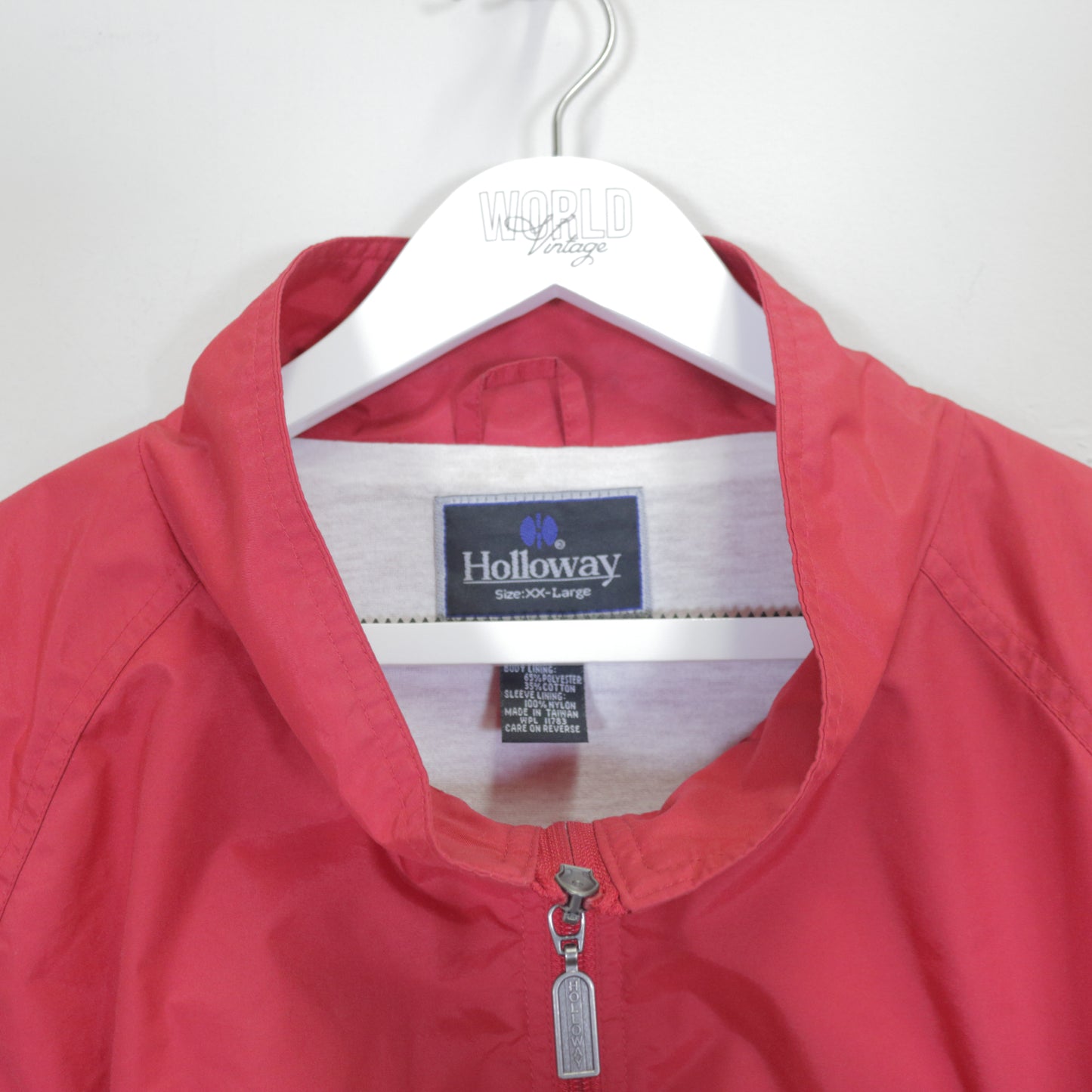 Vintage Holloway jacket in red. Best fits XXL