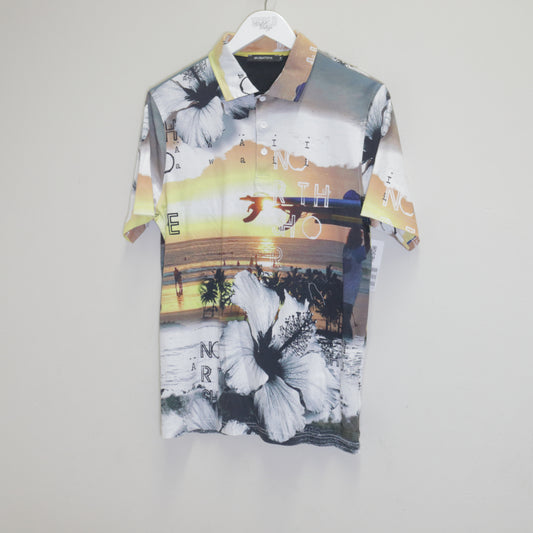 Vintage Bugatchi shirt in white. Best fits M