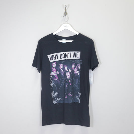 Vintage Why Don't We band tee in black. Best fits M