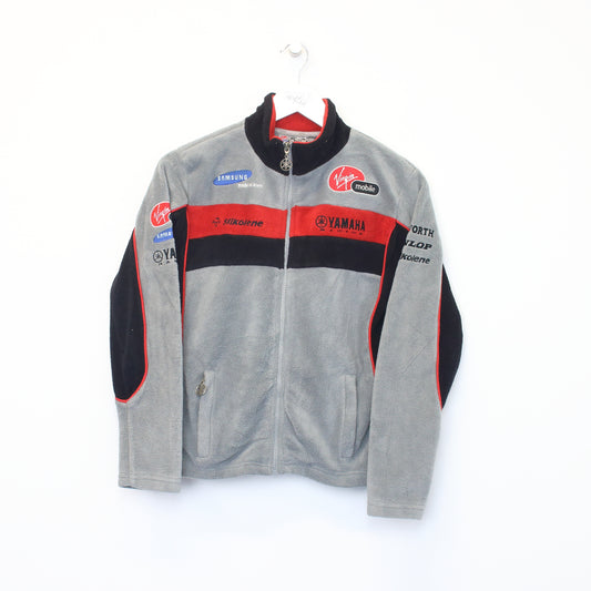 Vintage Yamaha Racing fleece in grey, black and red. Best fits XS