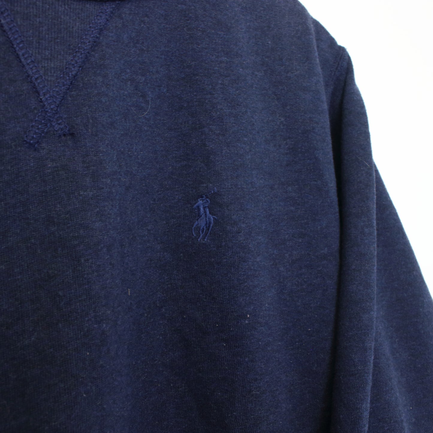 Vintage Polo Ralph Lauren sweatshirt in navy. Best fits S