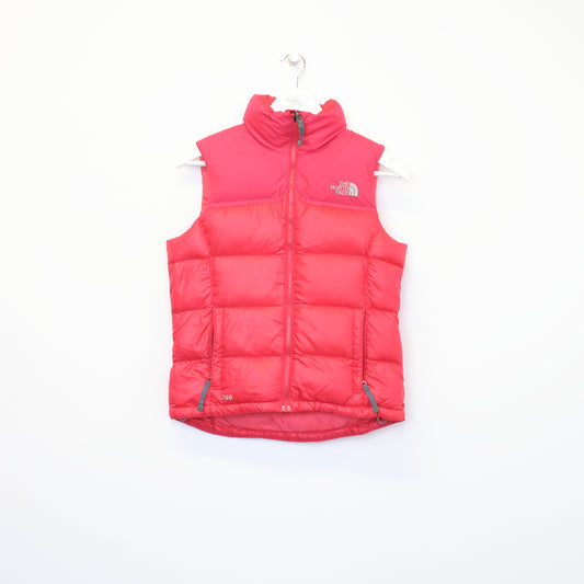 Vintage The North Face 700 women's gillet puffer in hot pink. Best fits XS