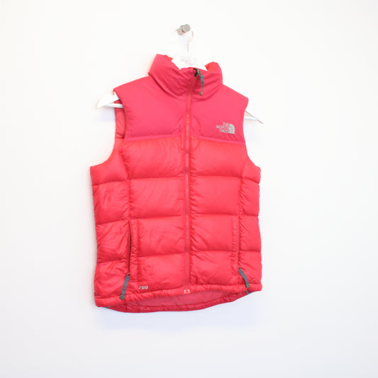 Vintage The North Face 700 women's gillet puffer in hot pink. Best fits XS