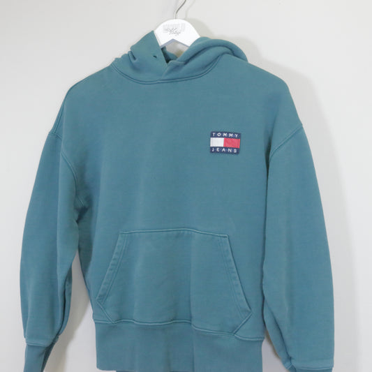 Vintage Tommy Hilfiger hoodie in green. Best fits XS