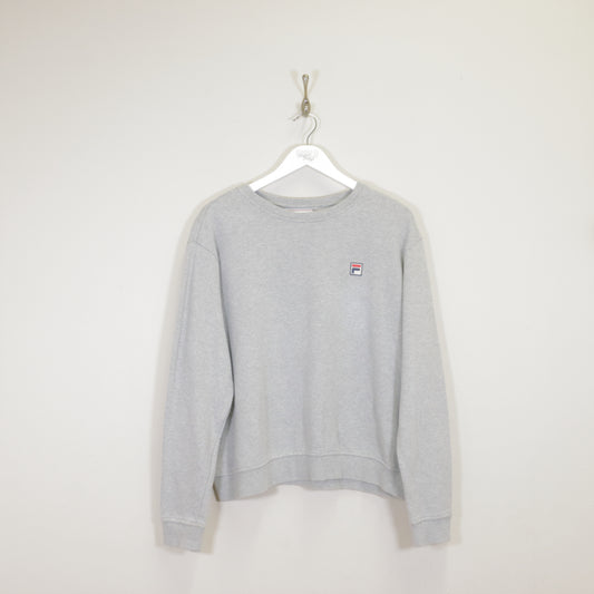 Vintage Fila sweatshirt in grey. Best fits M