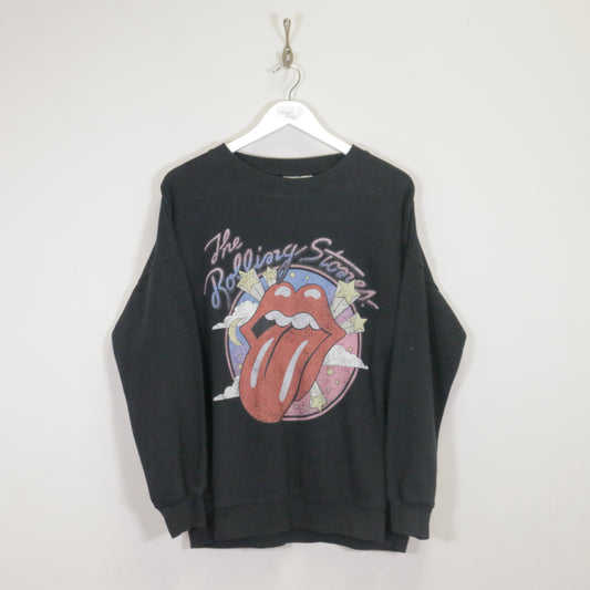 Vintage H&M Rolling Stones sweatshirt in black. Best fits L