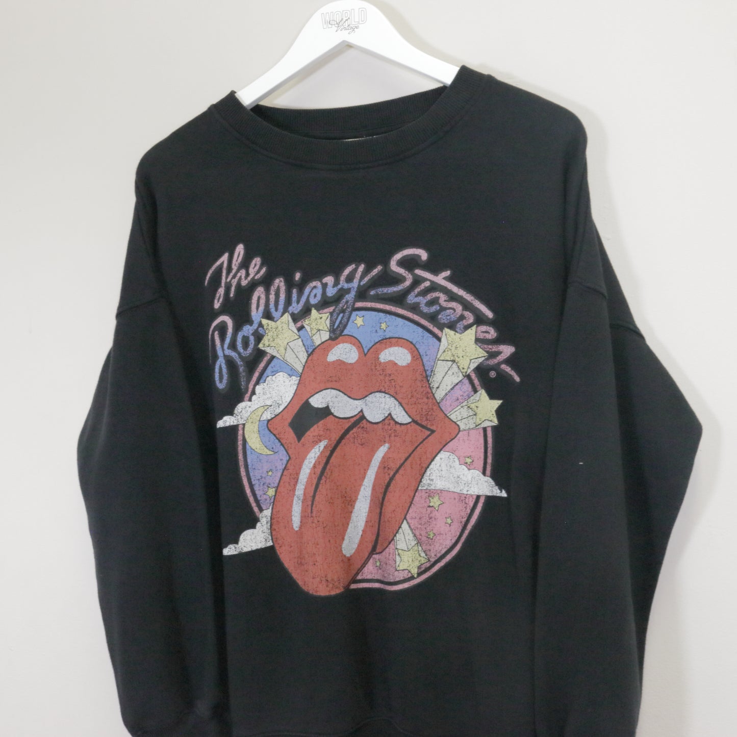 Vintage H&M Rolling Stones sweatshirt in black. Best fits L