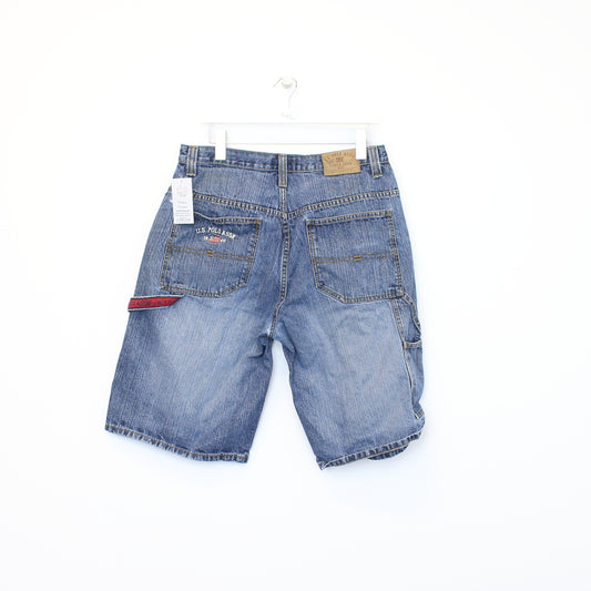 Vintage Polo Ralph Lauren denim shorts in blue. Best fits W34