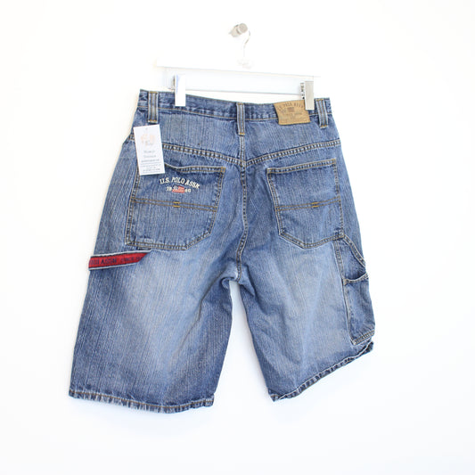 Vintage Polo Ralph Lauren denim shorts in blue. Best fits W34