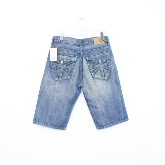 Vintage Diesel denim shorts in blue. Best fits W32