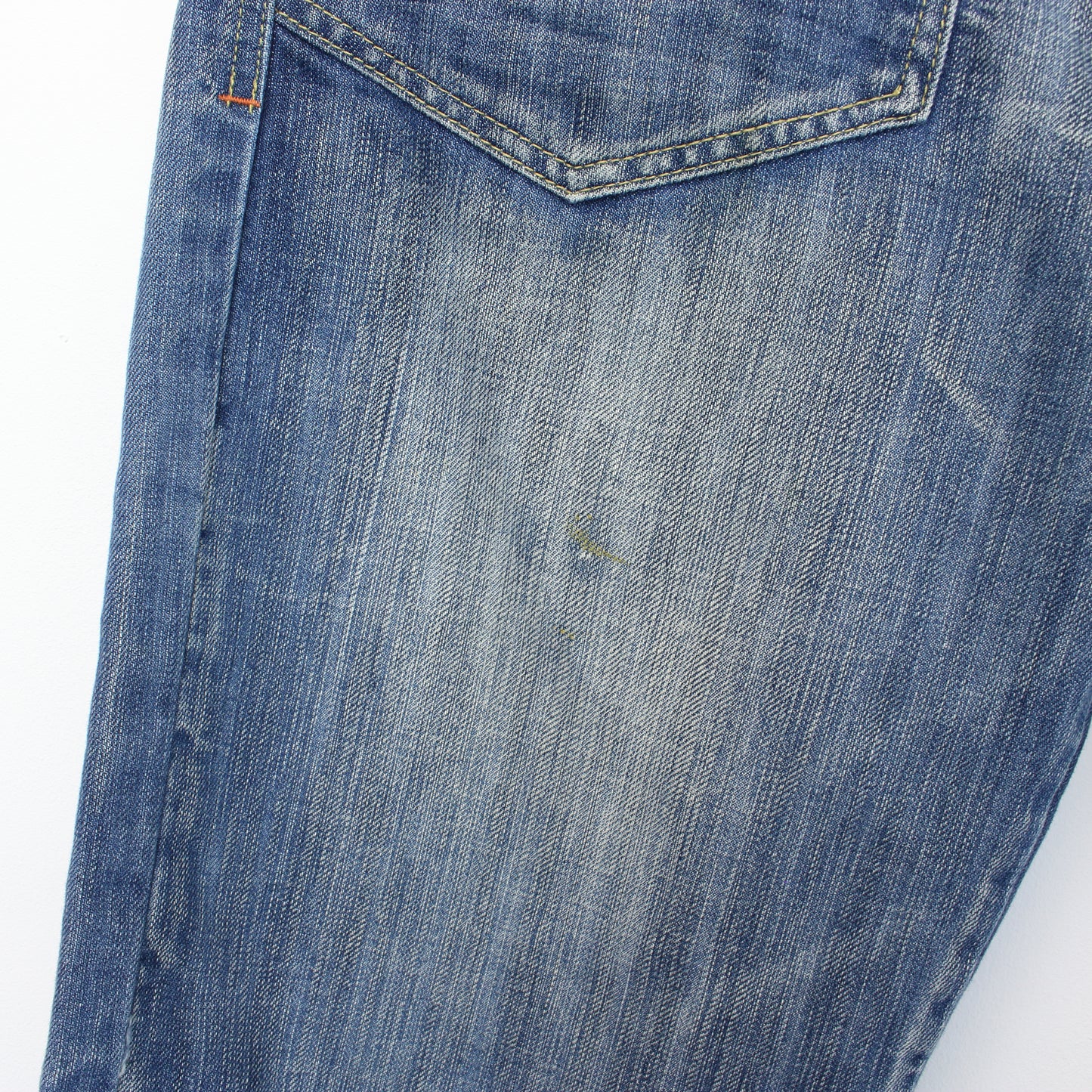 Vintage Diesel denim shorts in blue. Best fits W32