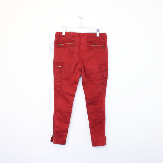 Vintage Women's Ralph Lauren jeans in red. Best fit 14