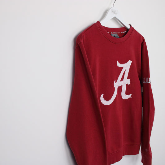 Vintage Colosseum sweatshirt in red with large logo. Best fits size S