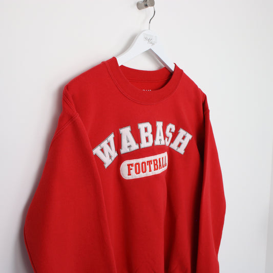 Vintage Gildan Wabash sweatshirt in red. Best fits S