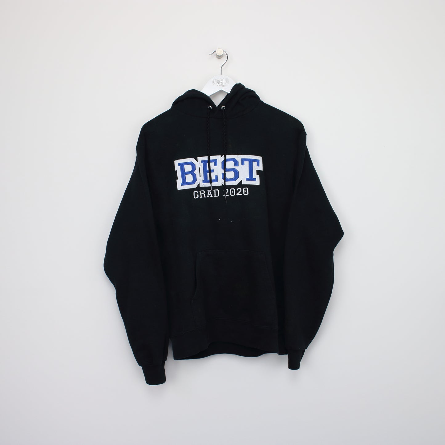 Vintage Champion Best hoodie in black. Best fits M