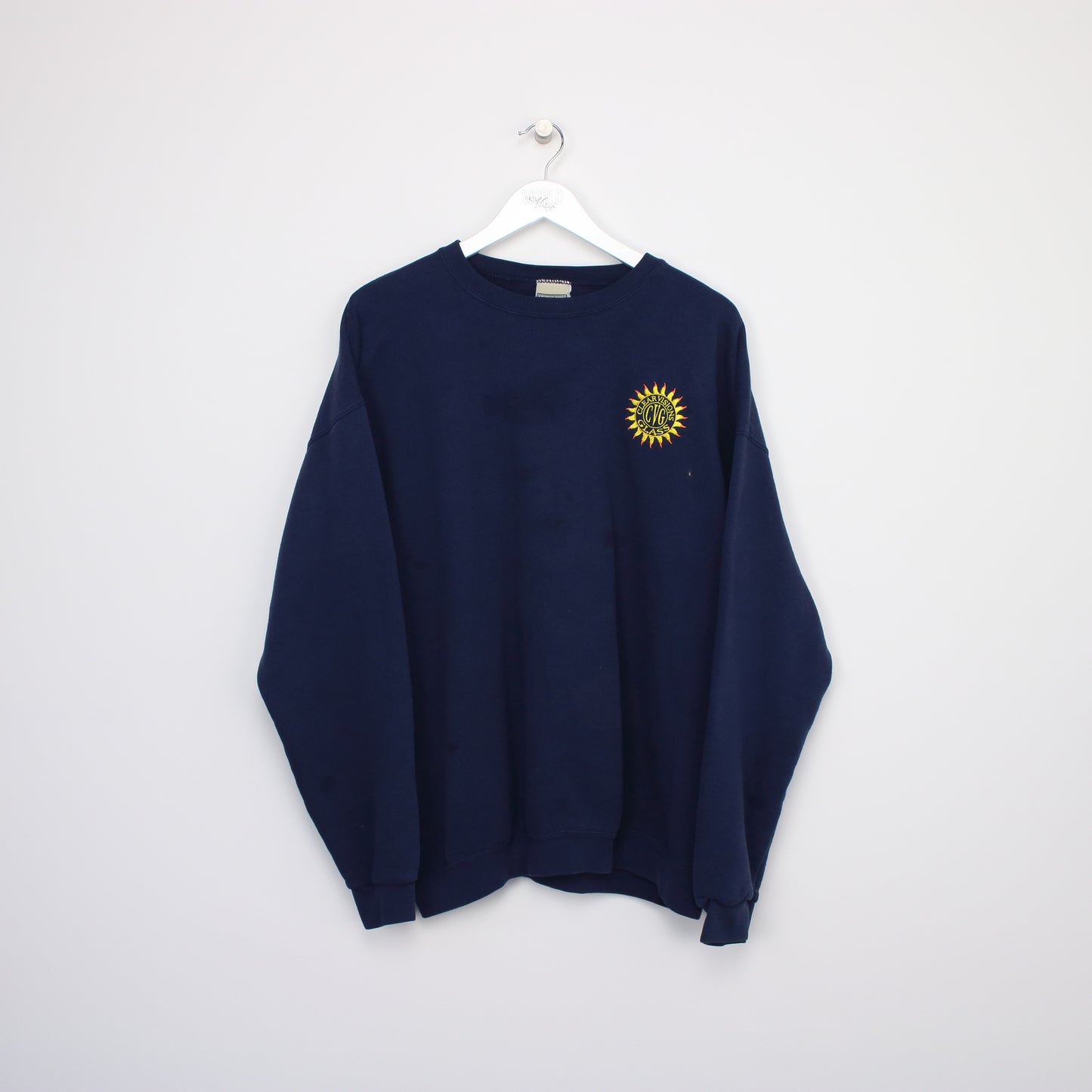 Vintage Lee sport sweatshirt in navy. Best fits L