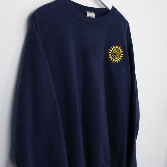 Vintage Lee sport sweatshirt in navy. Best fits L