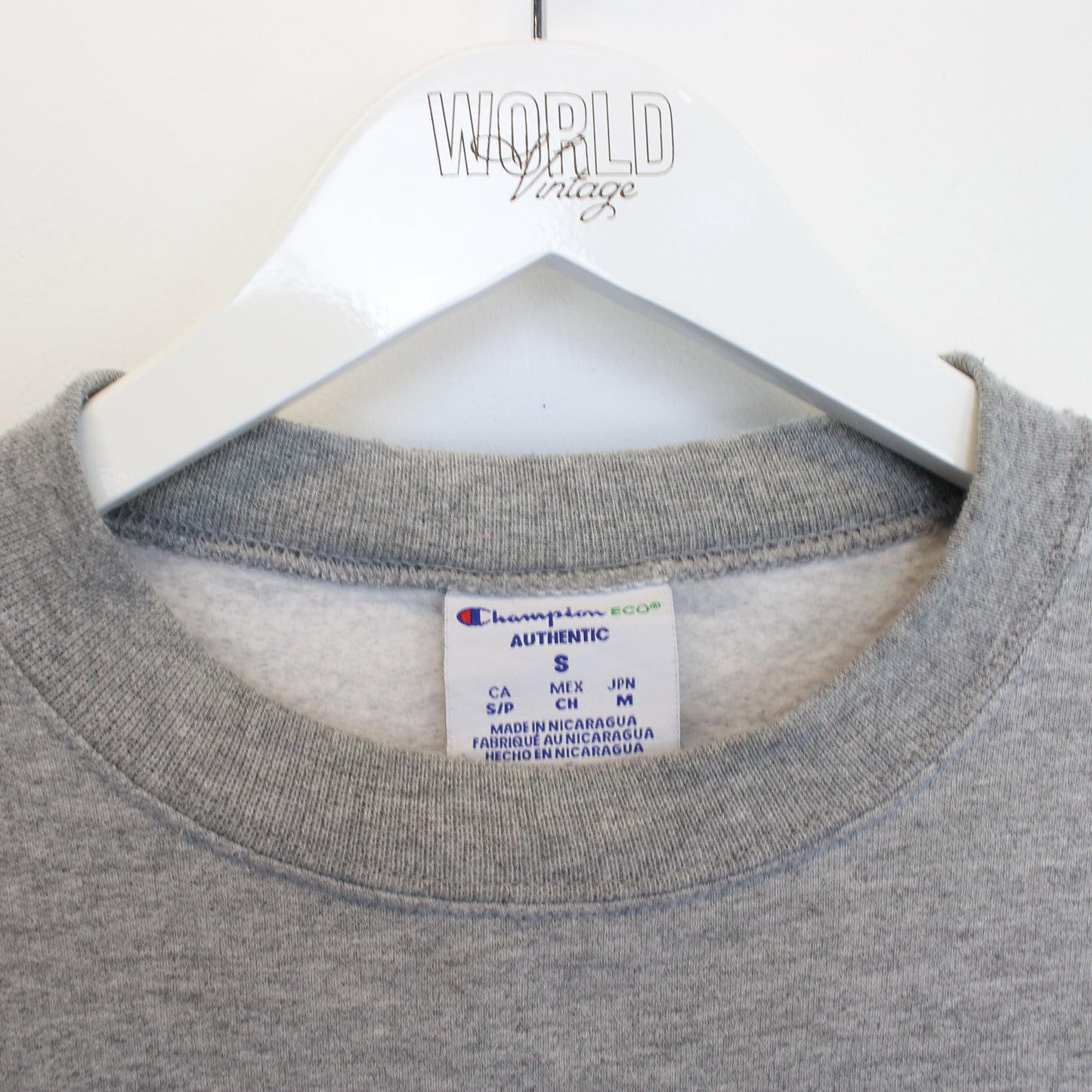 Vintage Champion University of New Haven sweatshirt in grey. Best fits S