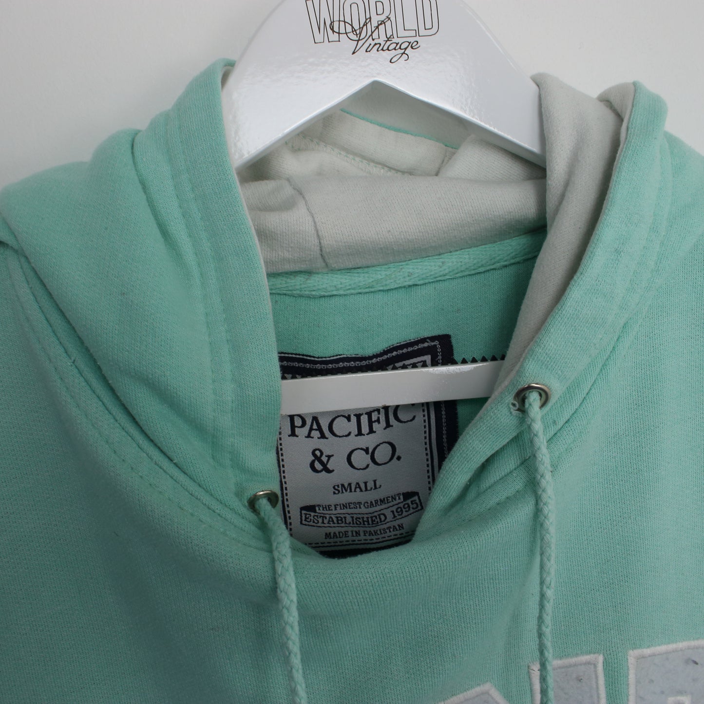 Vintage Pacific & CO San Diego hoodie in blue. Best fits S