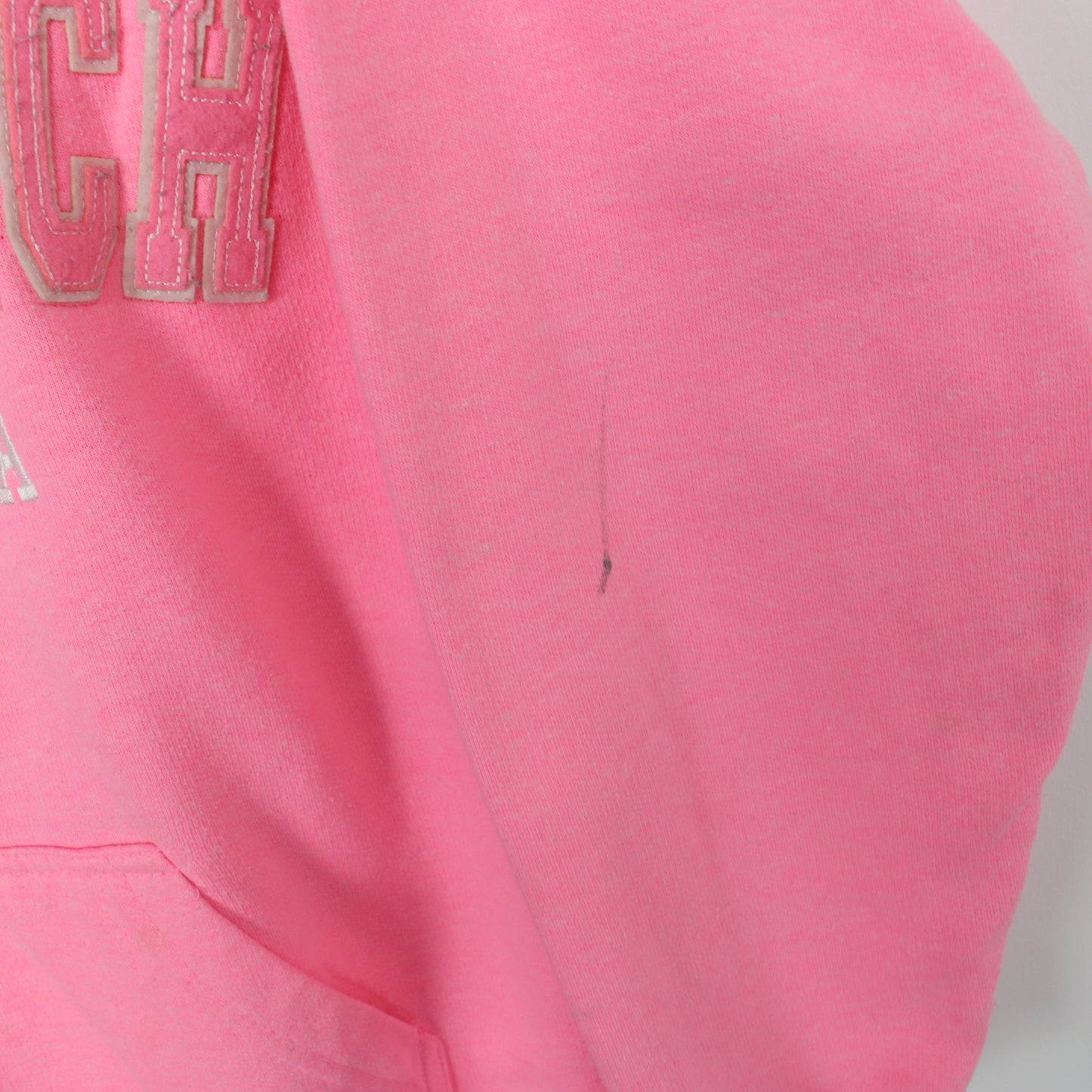 Vintage Women's Exist Myrtle Beach hoodie in pink. Best fits M