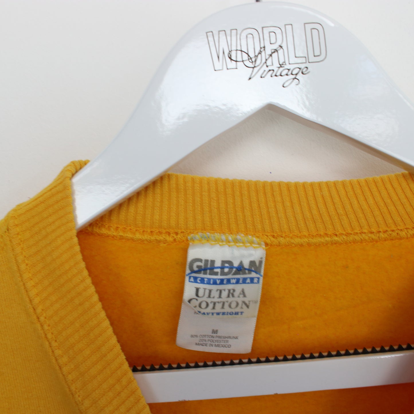 Vintage Gildan Cape May sweatshirt in yellow. Best fits M