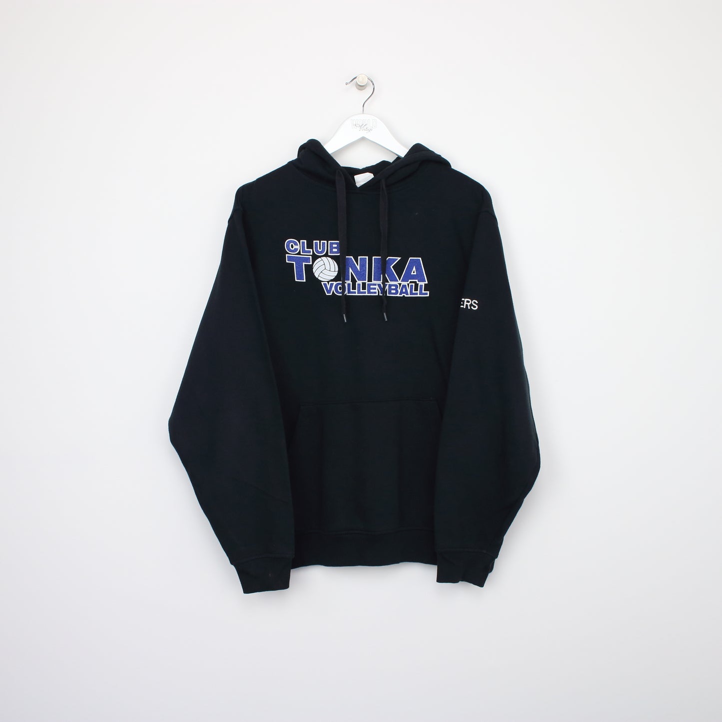 Vintage Augusta Tonka Volleyball hoodie in black. Best fits L