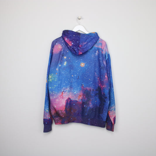 Vintage Washington DC hoodie in galaxy print. Best fits XL