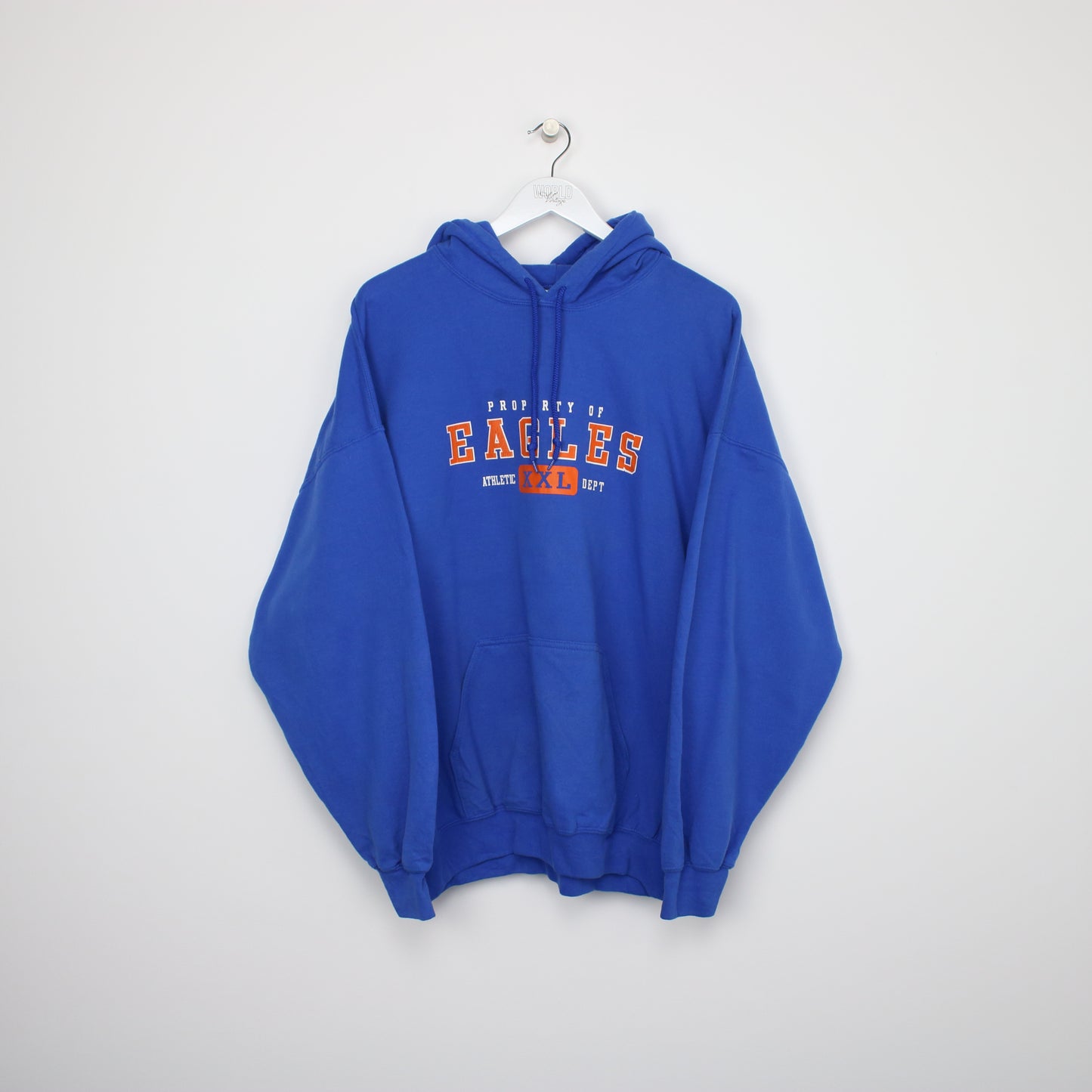 Vintage Gildan Eagles hoodie in blue. Best fits XXL