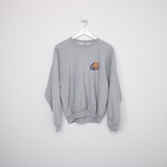 Vintage Jerzees Stuart Mesa Bulldogs sweatshirt in grey. Best fits M